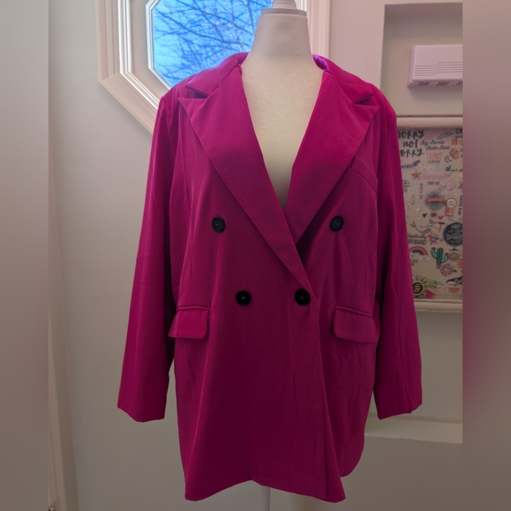 Hot pink blazer